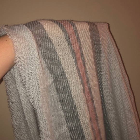 Pink + Grey Scarf - Picture 3 of 3